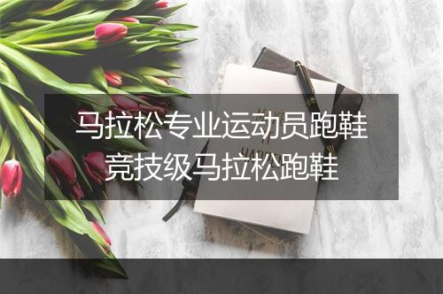 马拉松专业运动员跑鞋　竞技级马拉松跑鞋